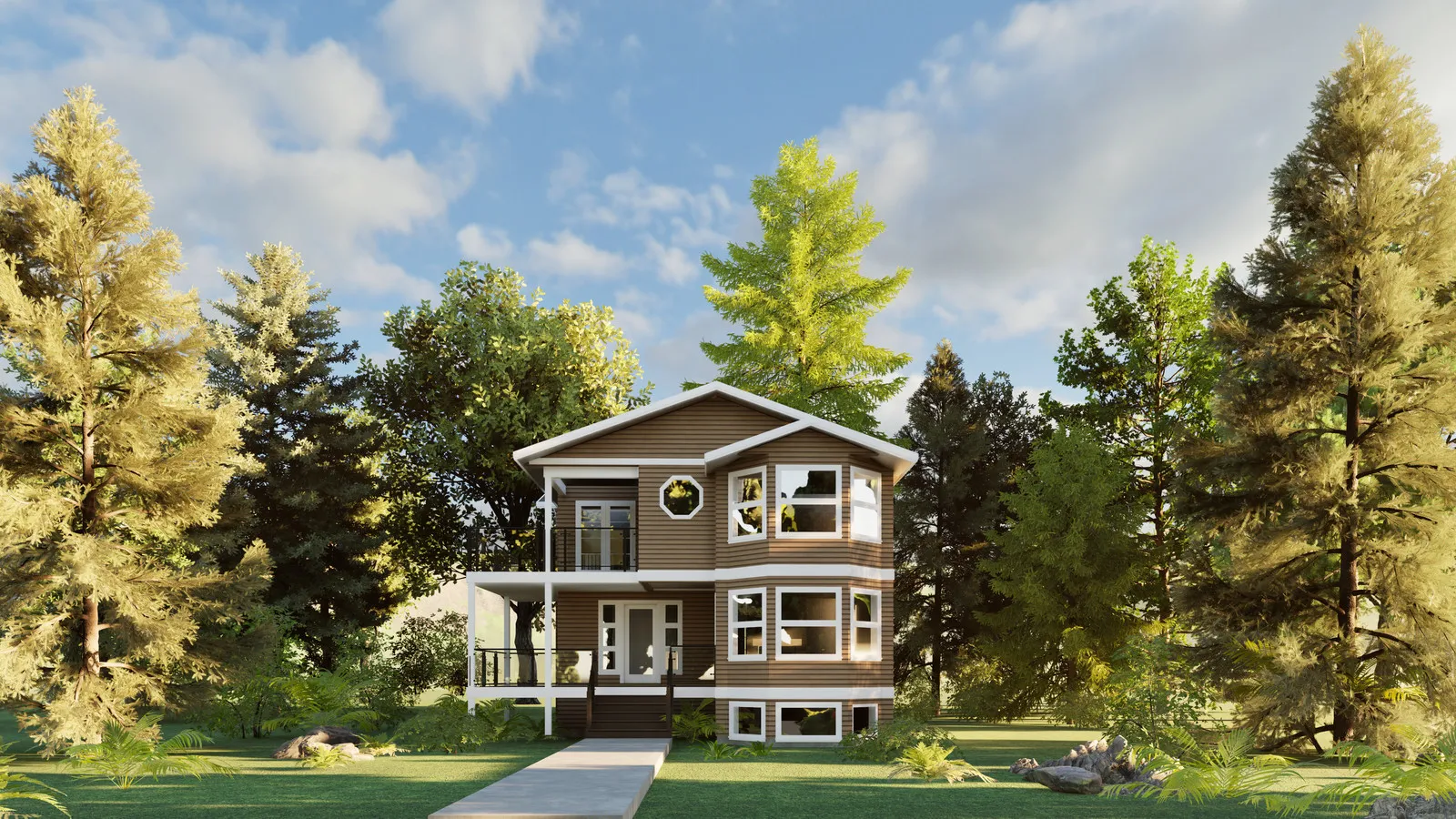Fernwood Charm — exterior rendering