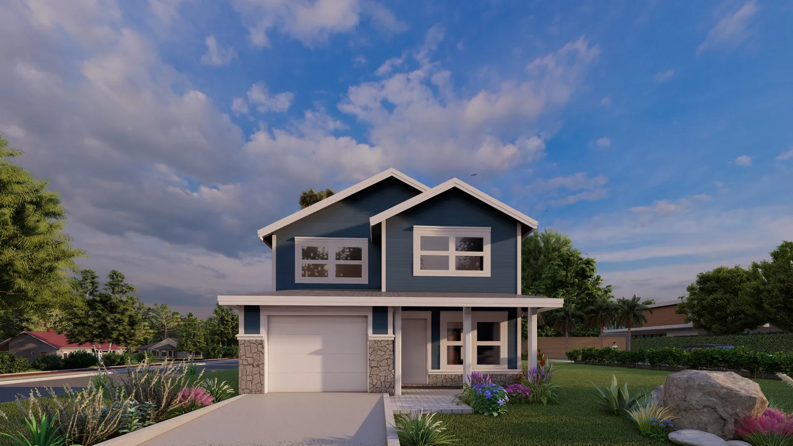 Suburban — exterior rendering